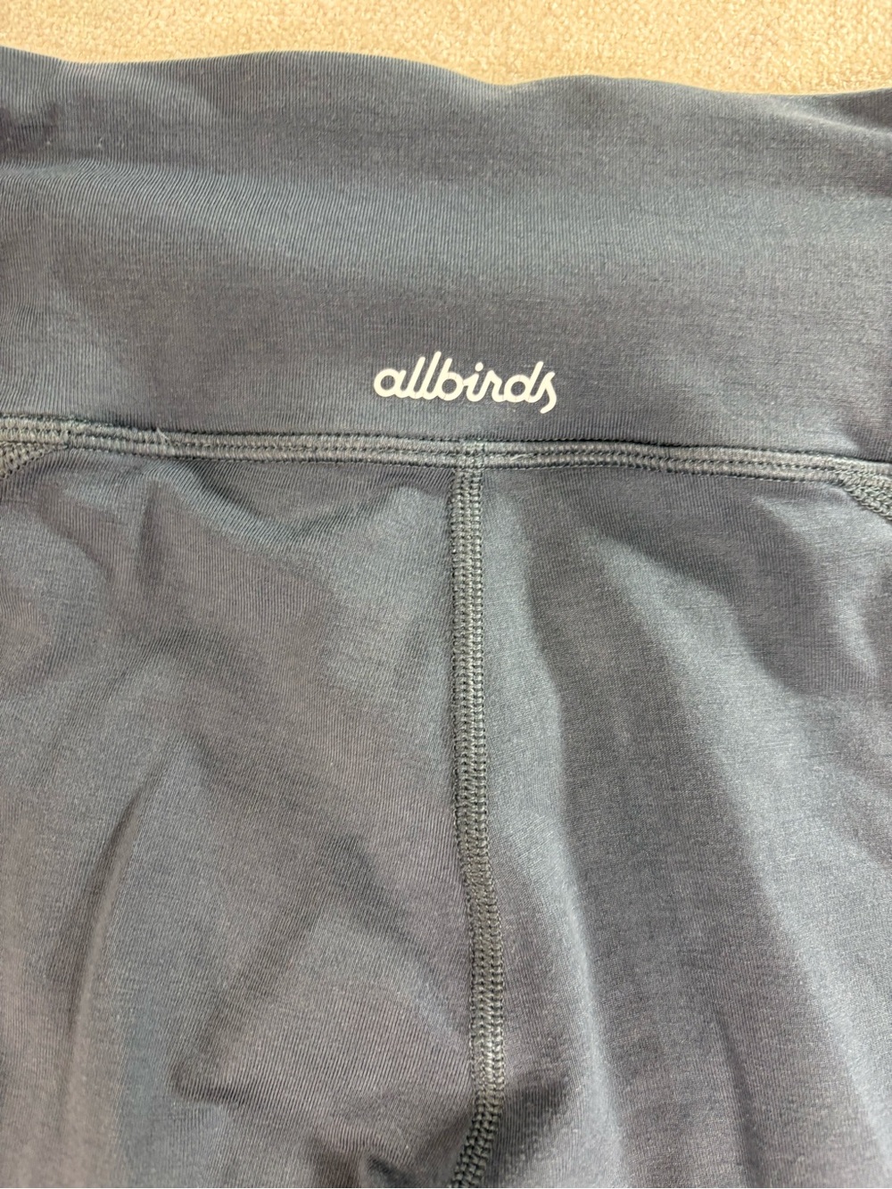 Allbirds Women’s Merino Wool Blend High Rise Blue Gray Leggings Size Medium M - Picture 5 of 8